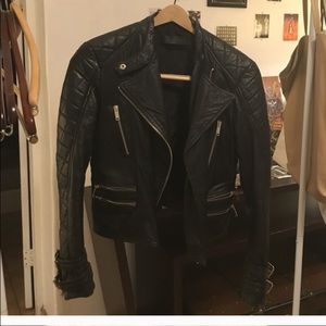 Zara sheep skin leather jacket