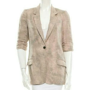 Summer Elizabeth & James Watercolor Linen Blazer