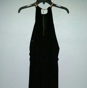 Black maxi dress