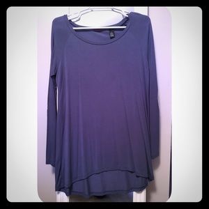 Buckle BKE Red Crochet Elbow Patch Blouse SMALL