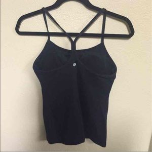 Lululemon NWOT racer back black tank