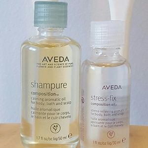 Aveda Shampure and Stress Fix Composition Oils