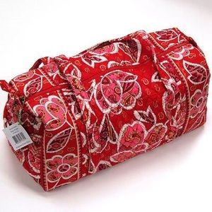 Vera Bradley Rosy Posies Small Duffel