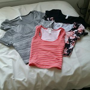 ❌SOLD❌ Bundle of 5 crop tops for $ 25