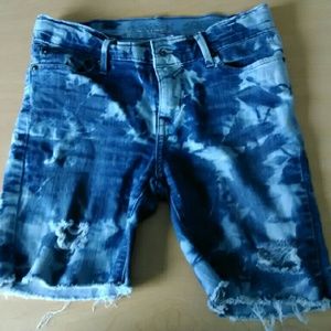 Ripped Jean Shorts