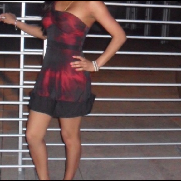 Bcbg size 0 one strap cocktail dress. - Picture 3 of 6