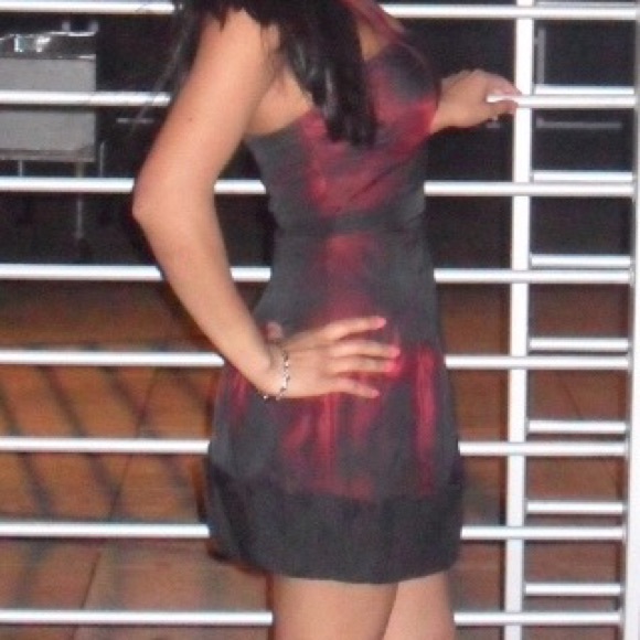 Bcbg size 0 one strap cocktail dress. - Picture 4 of 6