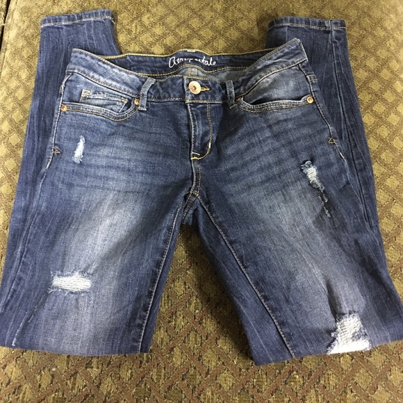 Aeropostale destroyed jeggings
