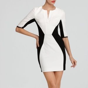 Black Halo Colorblock Dress