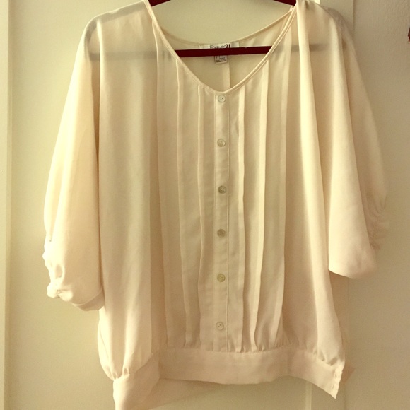 Sheer work blouse