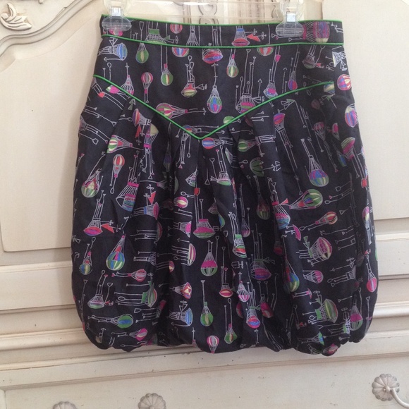 Anthropologie bubble mini skirt