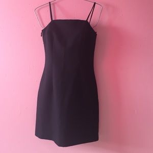 Mini black dress
