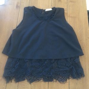 Lace crop top :)