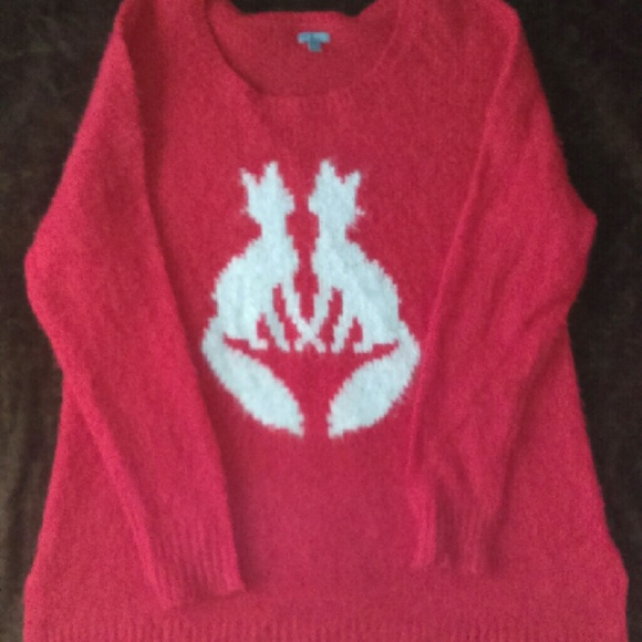 Aerie fox love sweater