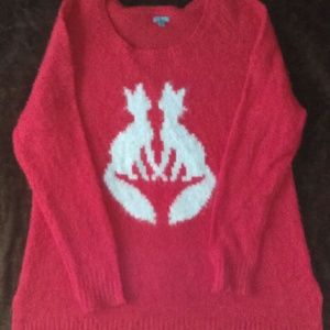 Aerie fox love sweater