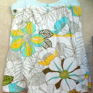 Floral tank top