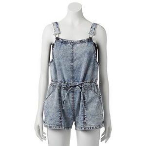 Light Wash Romper (M)