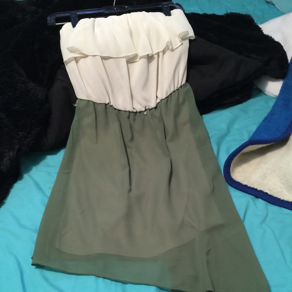 Olive green dress