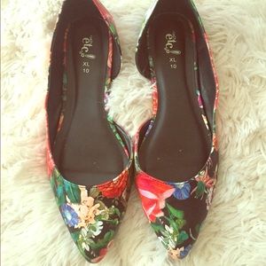 Rue21 Shoes - Floral Flats Rue21 Shoes - Floral Flats