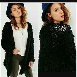 RESERVED loopy knit cardigan