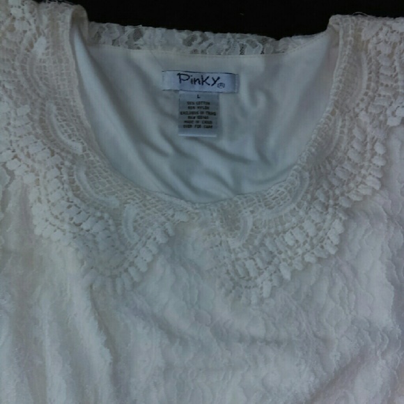 Pinky lace overlay dress - Picture 3 of 3