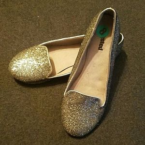 Sparkly Disco Ball Flats sz 8!