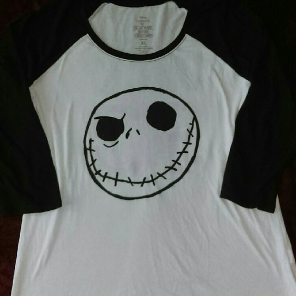 Jack Skellington baseball tee