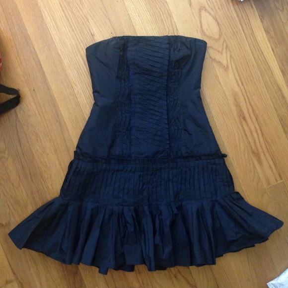 bcbgmaxazria strapless corset dress