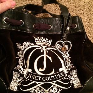 Large Juicy Couture Velour Shoulder Bag