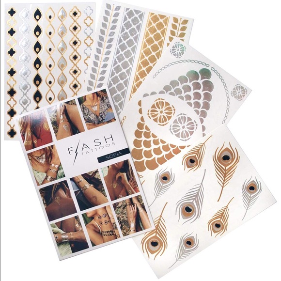 Flash Tattoos- Sofia set- brand new- sealed - Picture 3 of 4