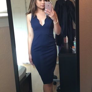 Lulus body con midi dress