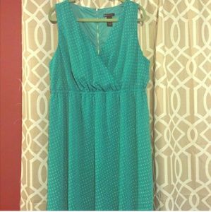 Gorgeous turquoise high-low dress