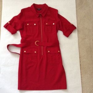 Red and Gold stylish Dress