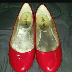 Cathy Jean Red Flats
