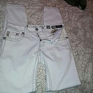 Miss Me white jeans