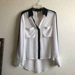 BCBGMaxAzria sheer top