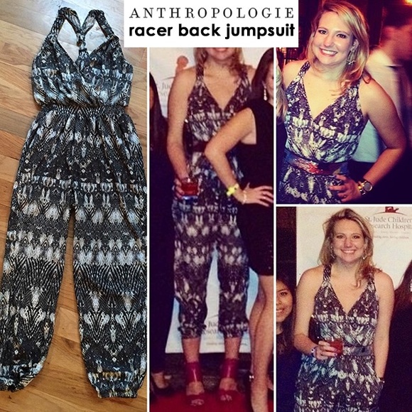 *Anthro* racer back jumpsuit