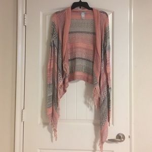 Pink and gray cover up