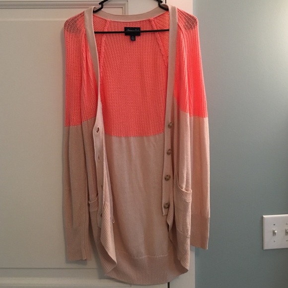 mid-thigh length comfy cute AE cardigan