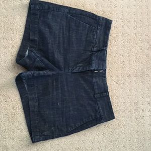 Ann Taylor Loft dark denim shorts