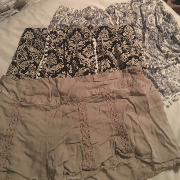 3 soft shorts