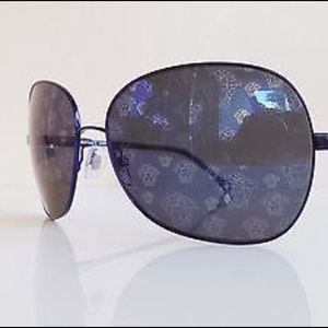 Versace logo aviator sunglasses