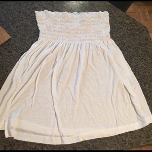 White cover up tunic