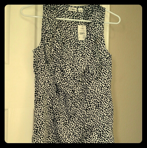 Black polka dot blouse - Picture 1 of 3