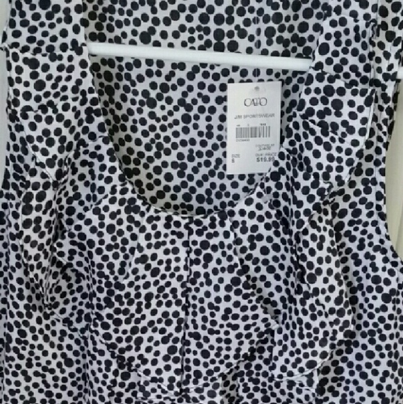 Black polka dot blouse - Picture 2 of 3