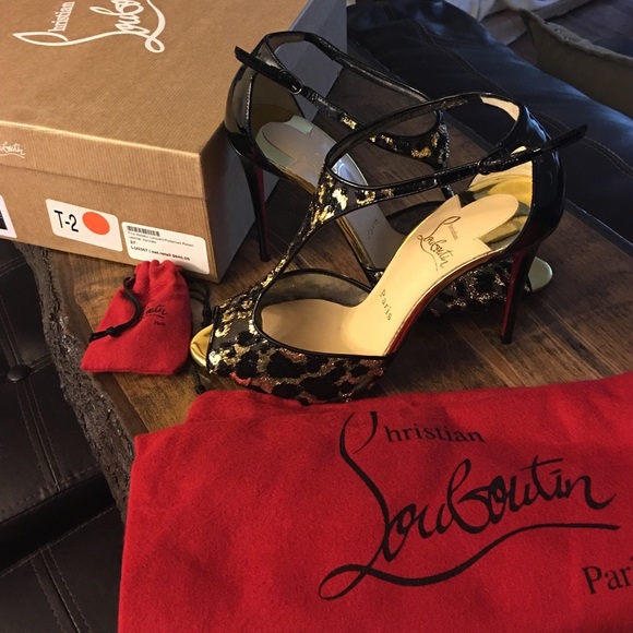 🎉Sold on EBay🎉 NIB Louboutin Lepoard tiny 100 - Picture 3 of 4