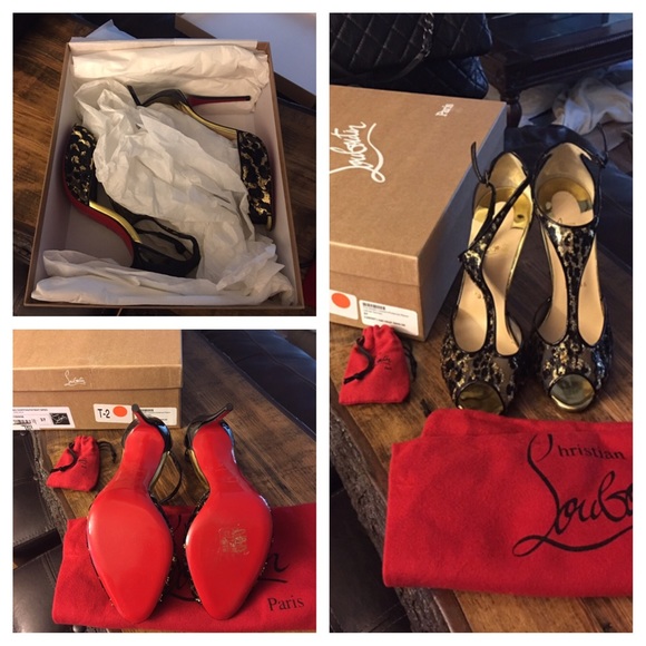 🎉Sold on EBay🎉 NIB Louboutin Lepoard tiny 100 - Picture 4 of 4