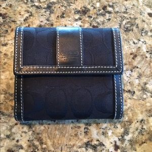 Black coach wallet