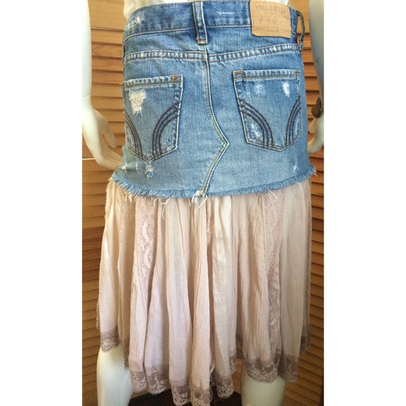 Refashioned Hollister Boho Skirt - Picture 2 of 4