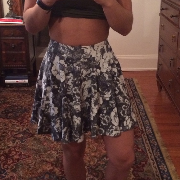 Pins and needles floral skirt!